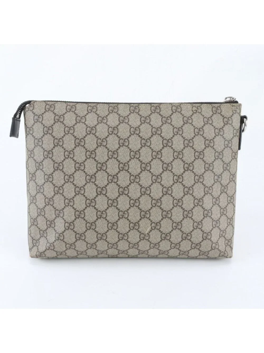 Gucci GG Supreme Leather Clutch Pouch Business